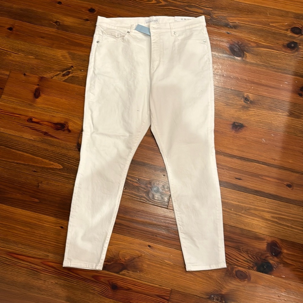 LOFT High Waist Skinny Ankle Jeans